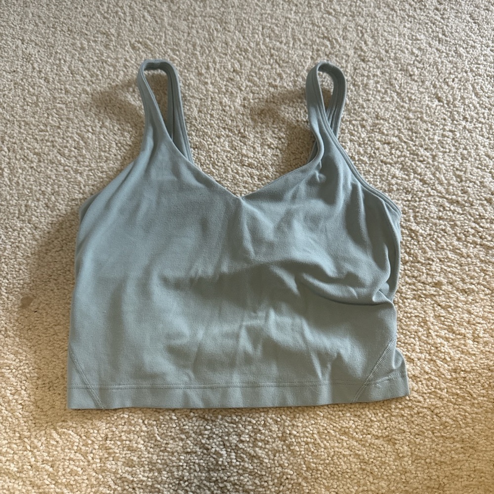 lululemon athletica Light Blue Tank Top